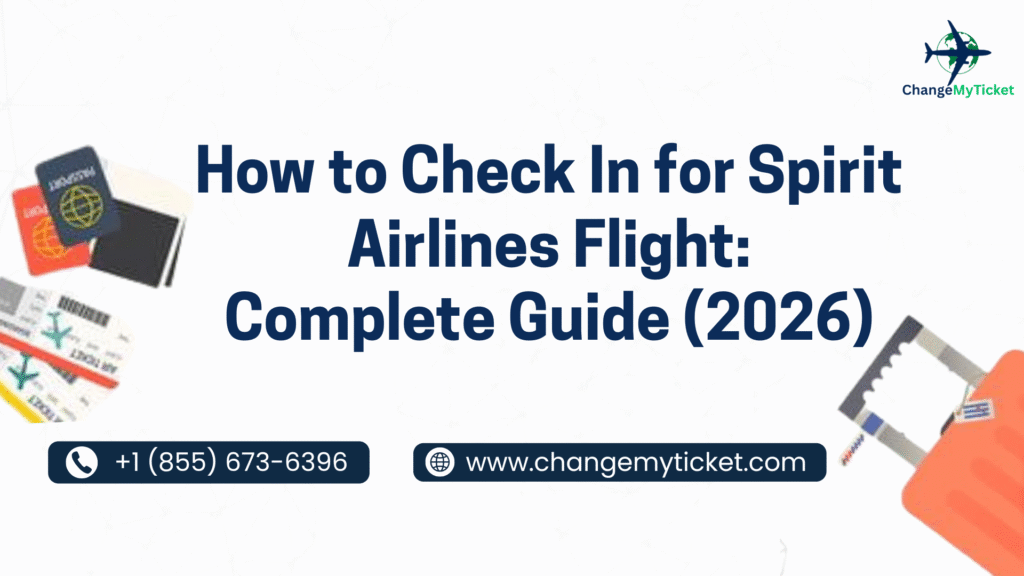 Check In for Spirit Airlines Flight