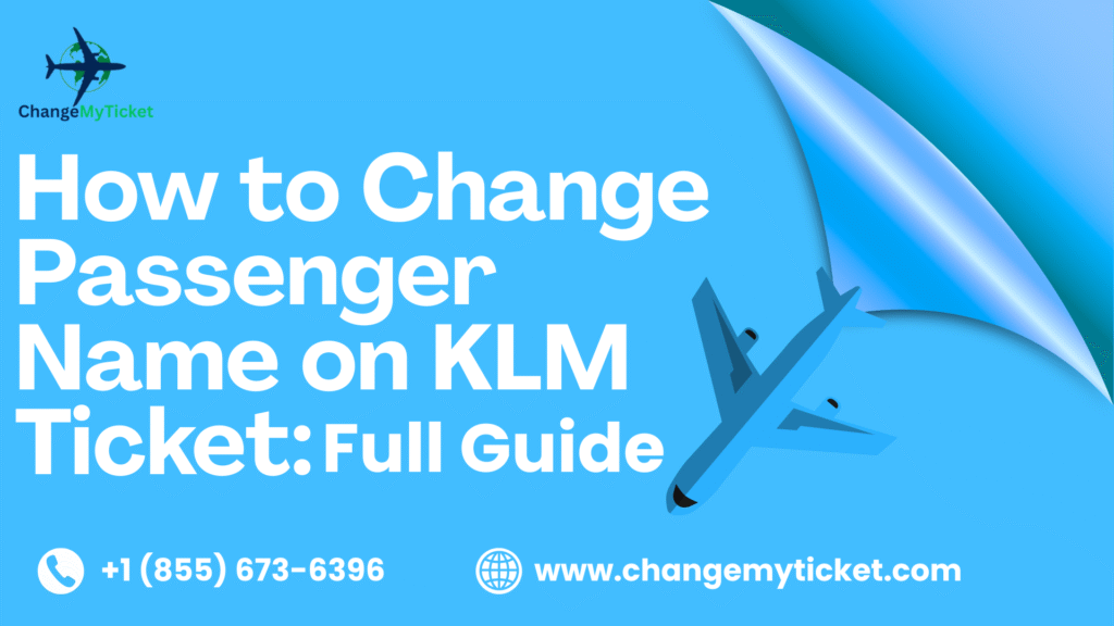 KLM name change policy