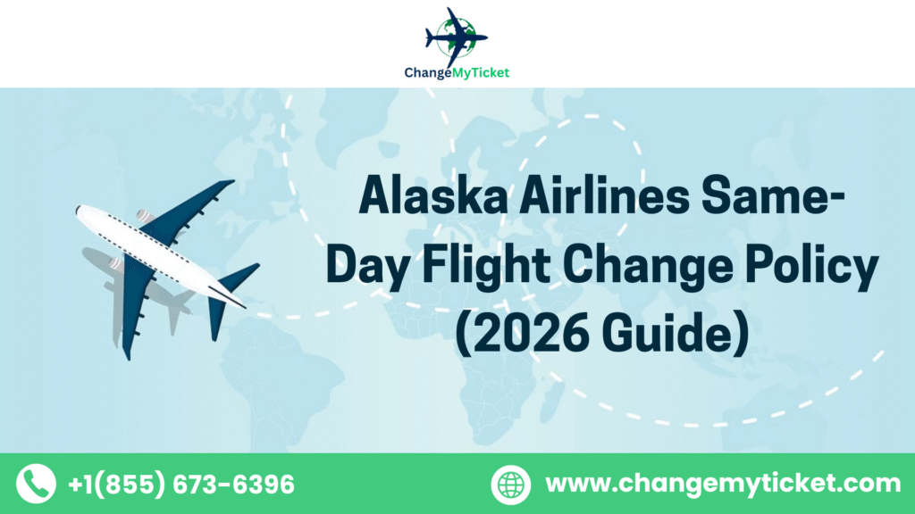 Alaska same-day flight change